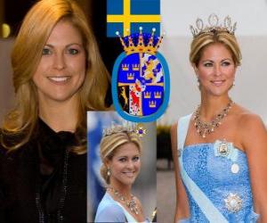 Puzzle Πριγκίπισσα Madeleine της Σουηδίας
